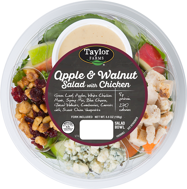 Apple and Walnut Salad with Chicken