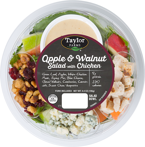 Apple and Walnut Salad with Chicken