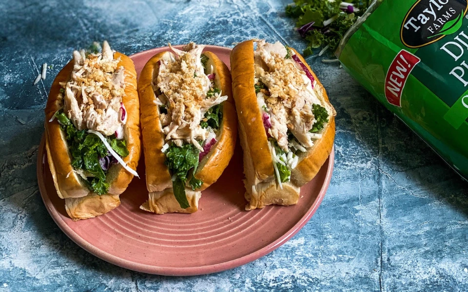 Dill Pickle Buffalo Chicken Sandwiches