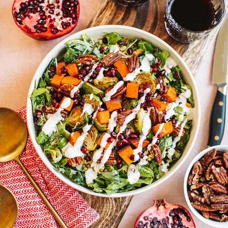 Winter Kale Caesar Salad