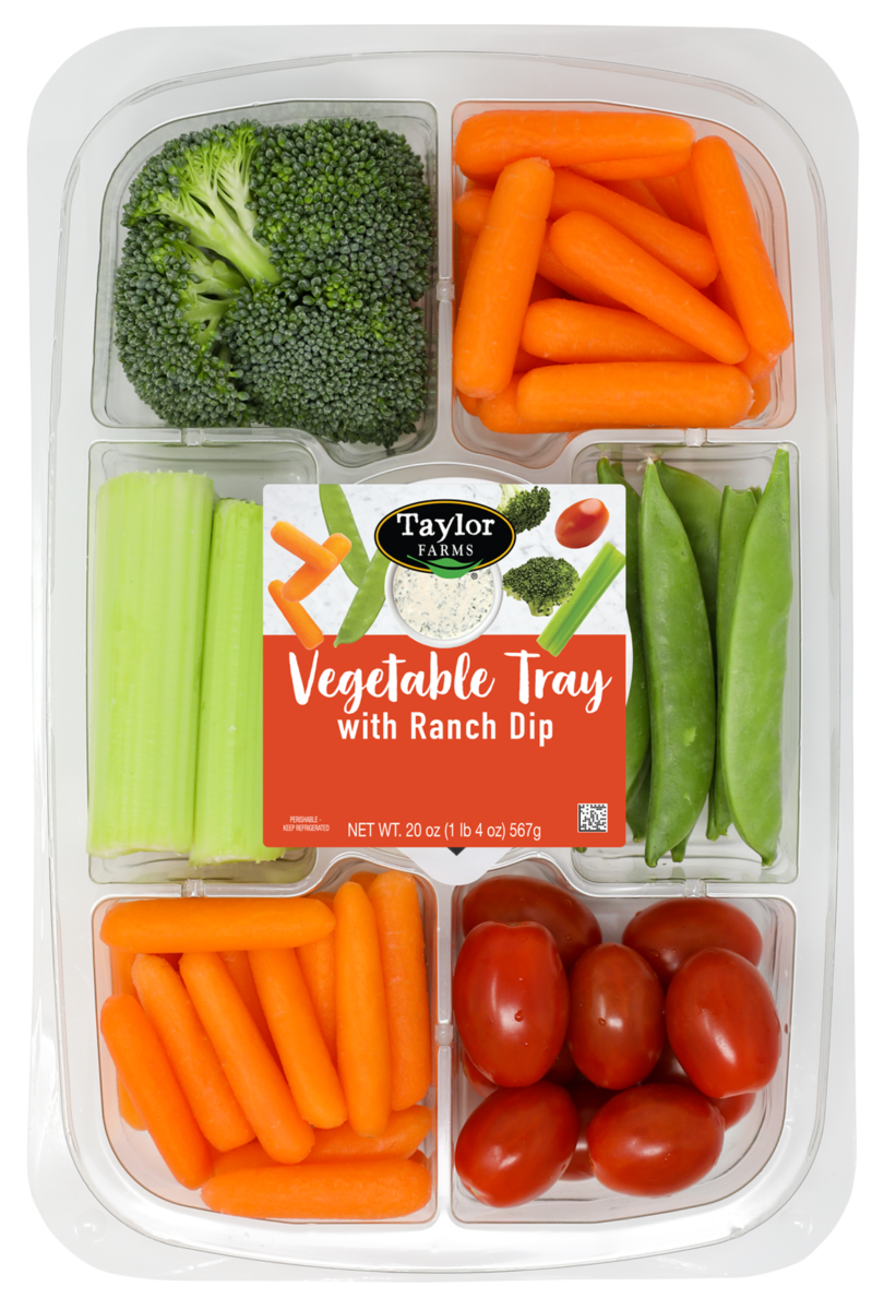 Vegetable Tray Snap Peas Taylor Farms