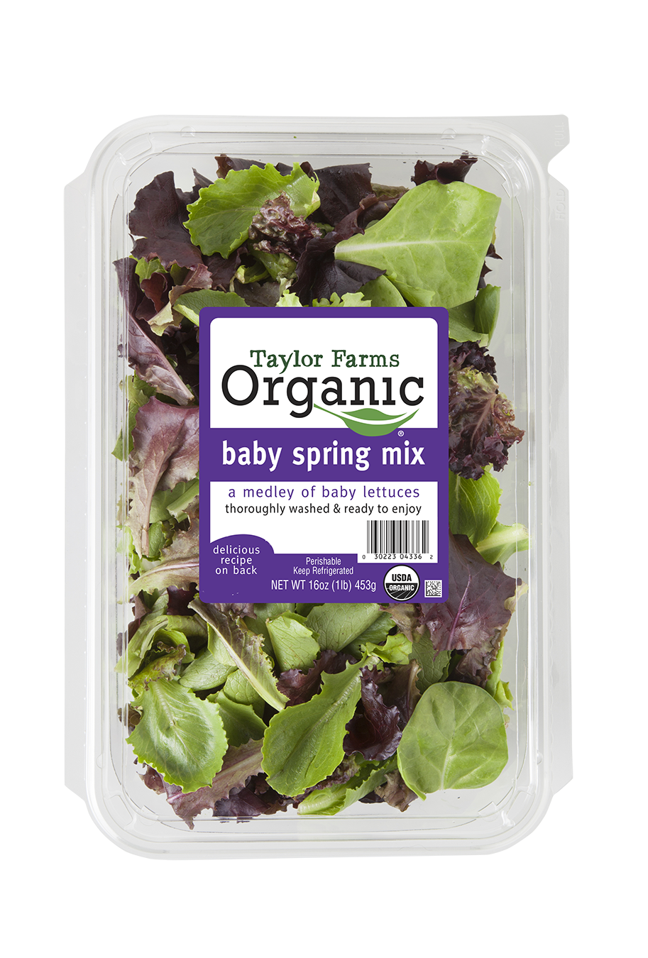 Organic Baby Spring Mix Taylor Farms