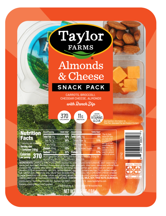 Almonds & Cheese Snack Pack