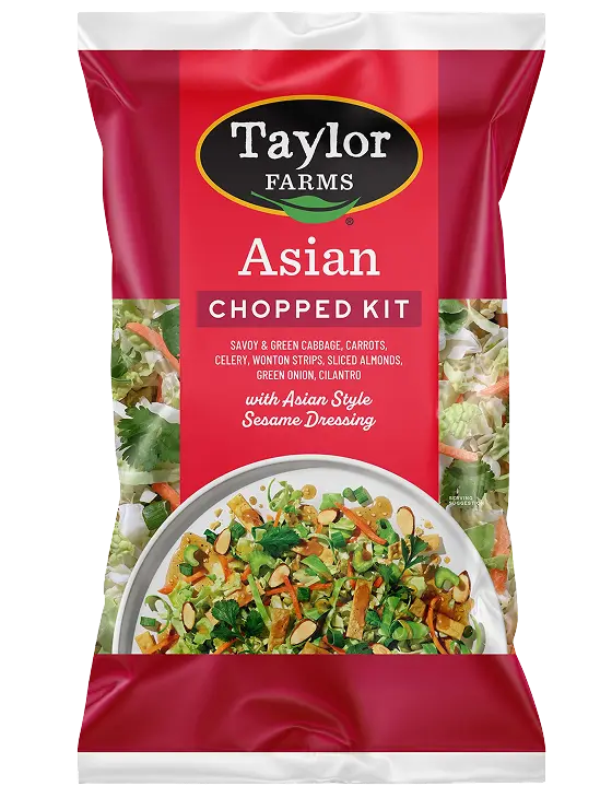 Colorful Asian salad mix featuring fresh vegetables in a bowl, perfect for healthy meal options.