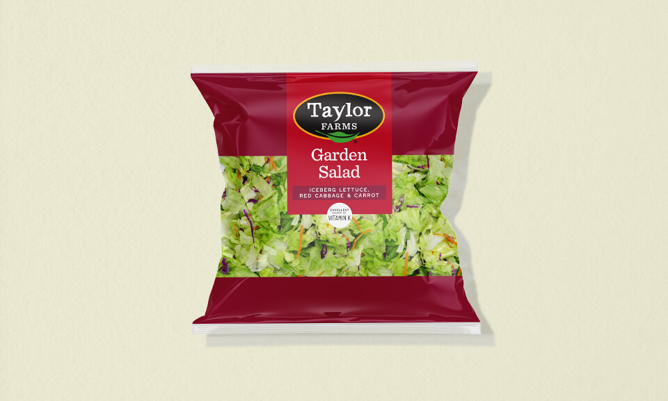 Fresh garden salad blend featuring vibrant greens and colorful vegetables in a convenient 24oz package.