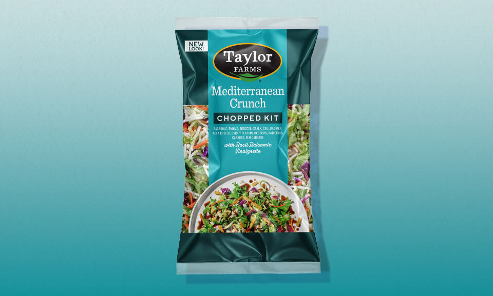 Mediterranean Crunch Chopped Salad Kit featuring fresh vegetables and vibrant colors for healthy meals.