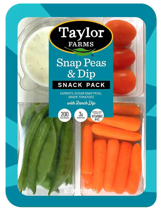 Snap Peas & Dip Snack Pack