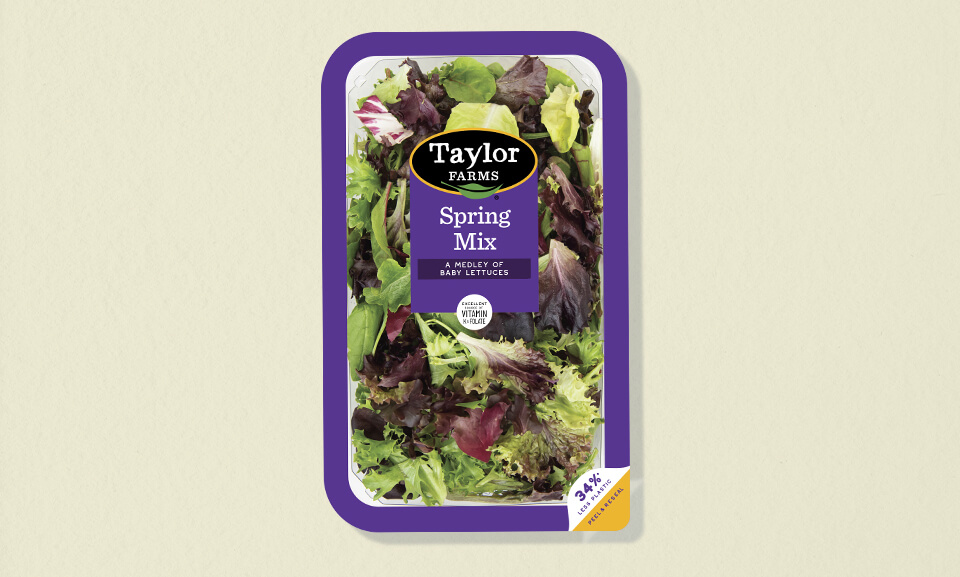 Fresh 16 oz Spring Mix salad blend with resealable packaging, perfect for healthy meals and salads.
