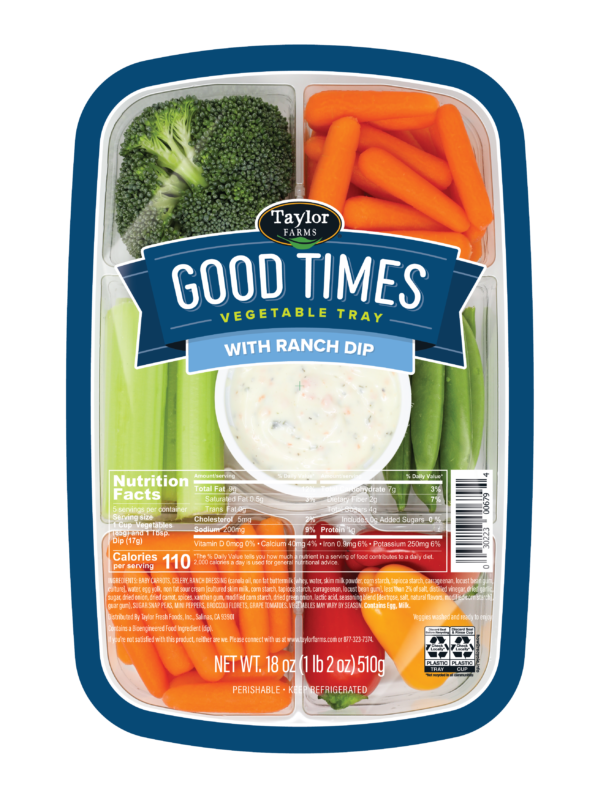 Vegetable Tray Peas and Peppers 18oz