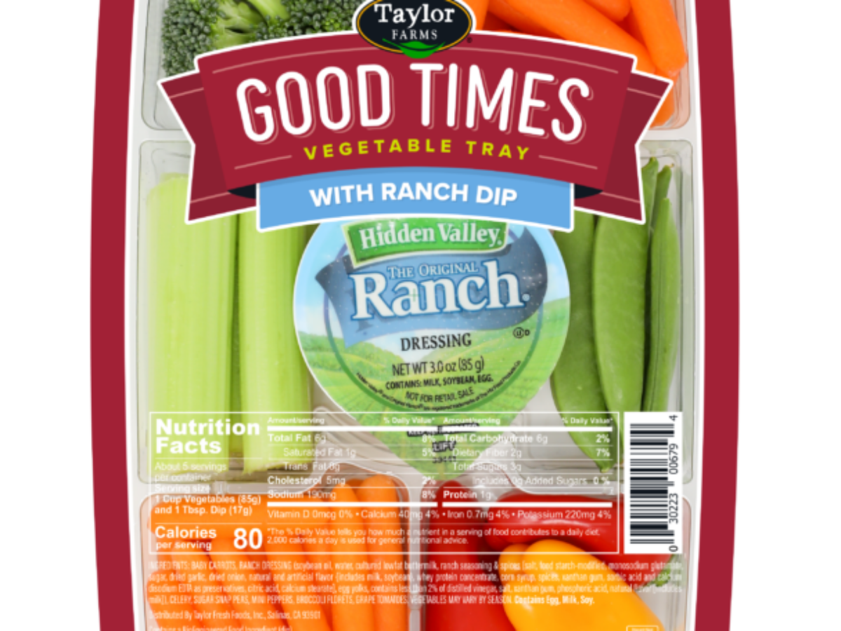 Meijer Ranch Fresh From Meijer Vegetable Celebration With Ranch Dip, 22, 50% OFF