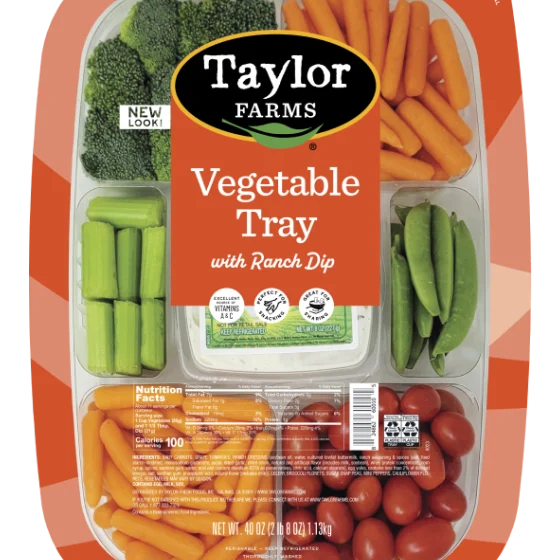 【新品未使用】Tupperware TPC001 交換用カートリッジ 希少品 Vegetable Tray with Snap Peas & Hidden Valley Ranch Dip - 40 oz