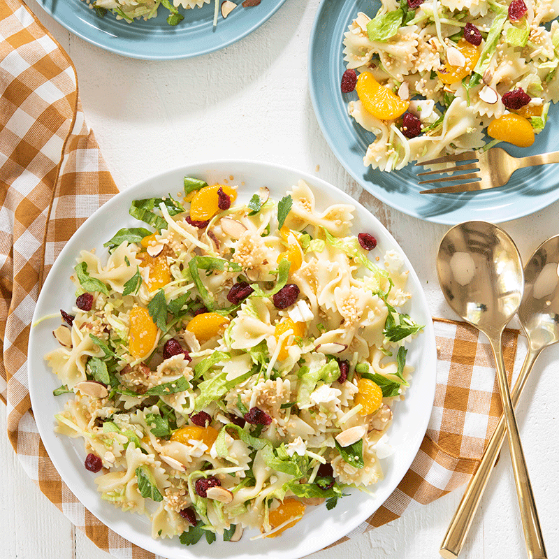 Mandarin & Sunflower Chopped Pasta Salad