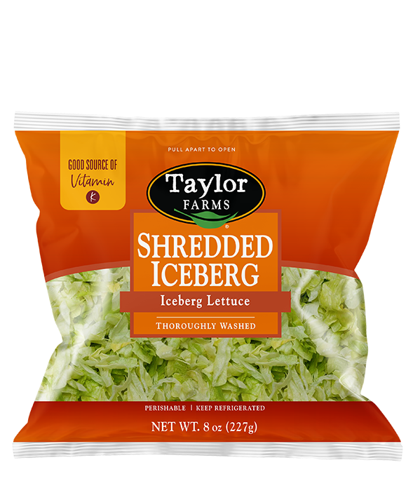 Shredded Iceberg Product Bag