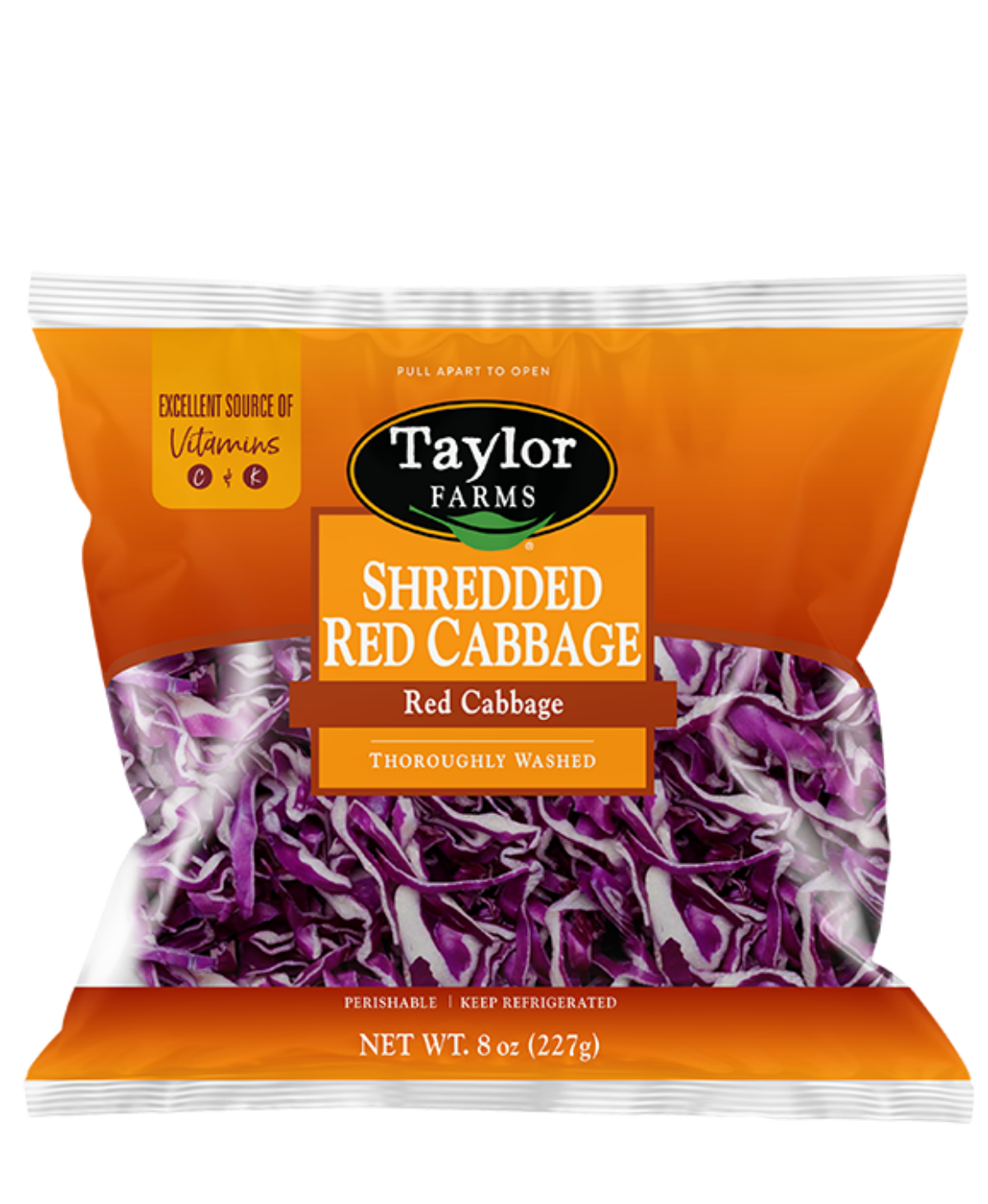 Shredded Red Cabbage - Taylor Farms