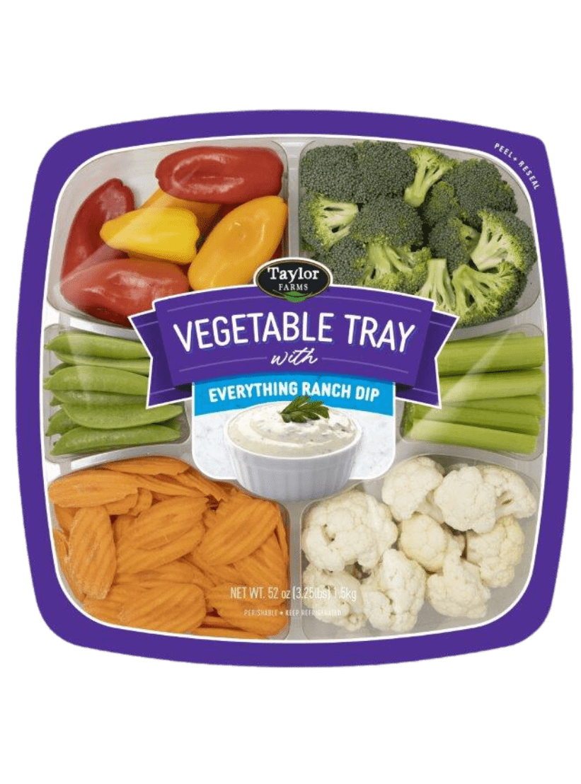 Vegetable Tray with Everything Ranch Dip 52 oz