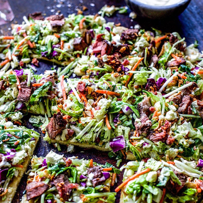 Grilled Steakhouse Salad Flatbread Featured Image