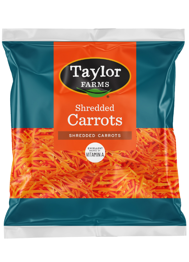 Shredded Carrots Product Bag