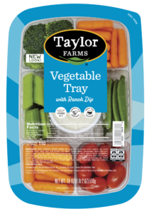 Fresh organic salad mix with vibrant greens and vegetables from Taylor Farms.