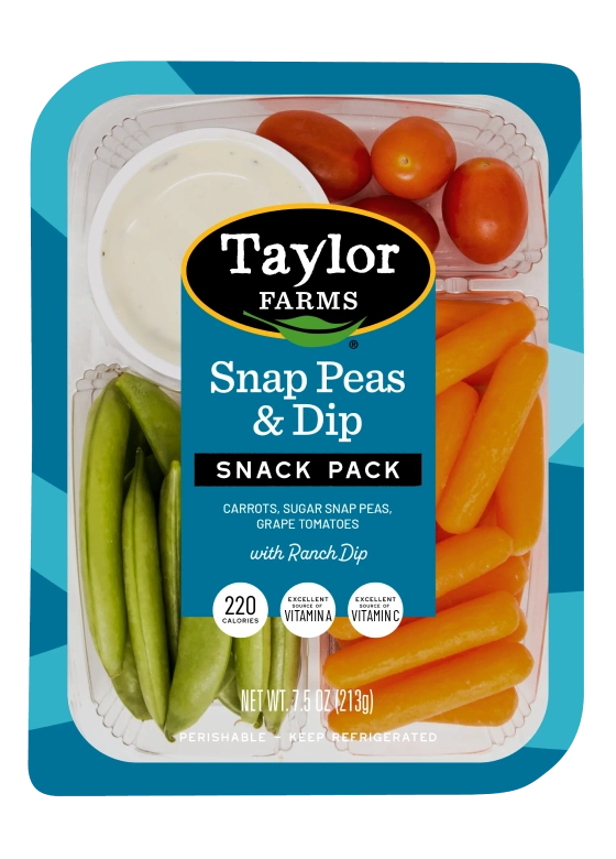 Snap Peas & Dip Snack Pack