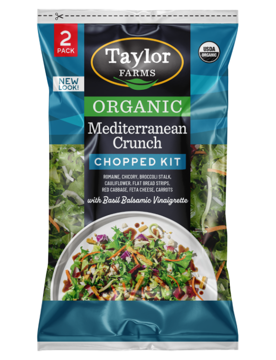 Taylor Farms Organic Mediterranean Crunch Chopped Kit