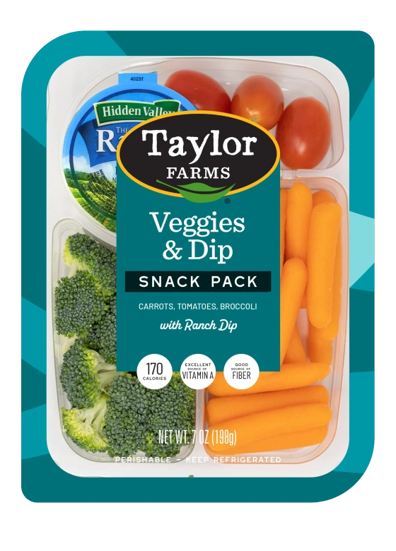 Veggies & Dip Snack Pack