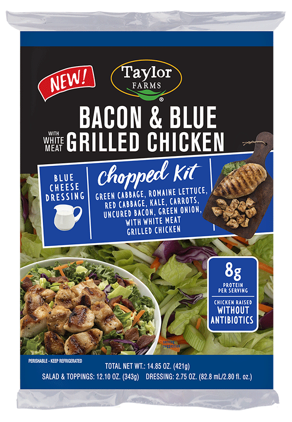 Bacon And Blue Grilled Chicken Chopped Kit Product Bag