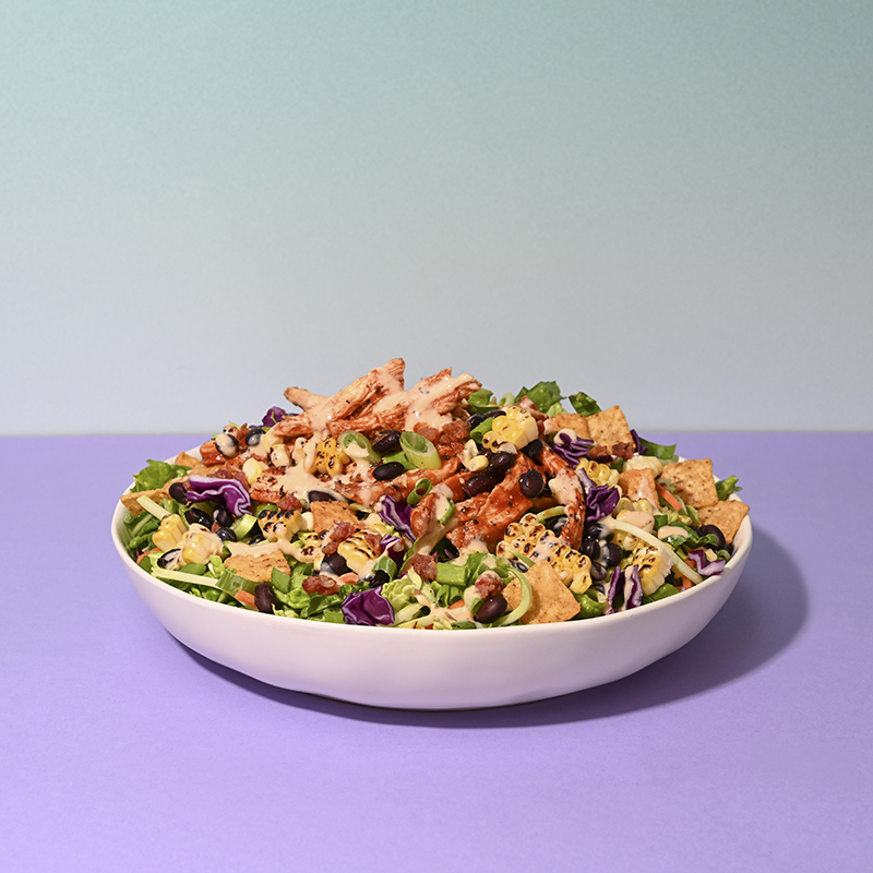 Shredded BBQ Chicken Salad Featured Image