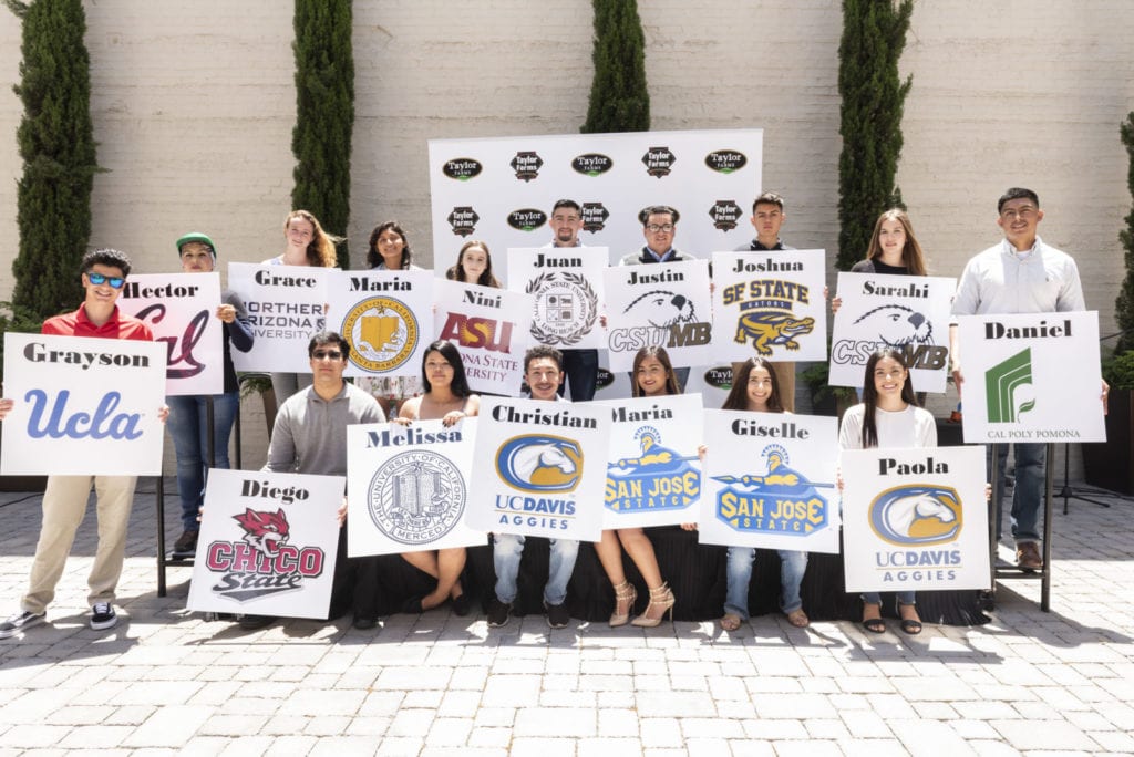 Taylor Farms Invests in the Future Through Scholarship Program