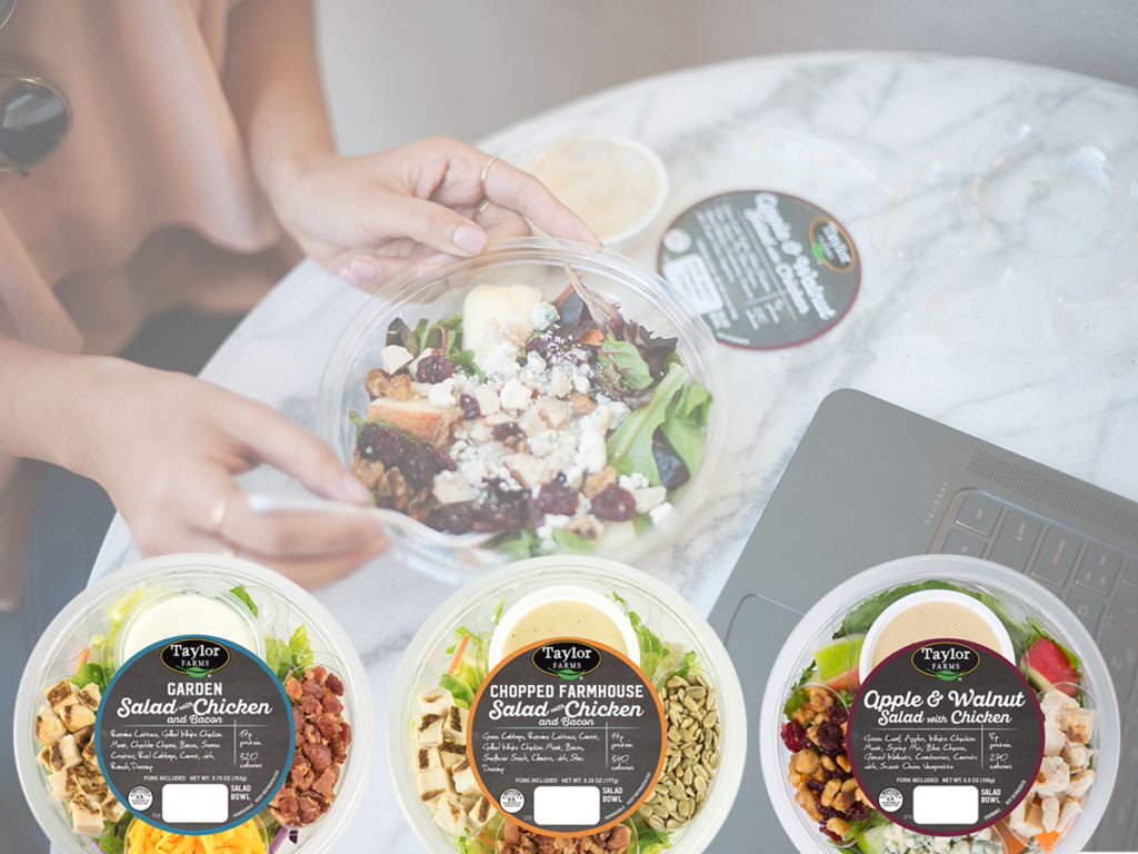 Taylor Farms Announces Three New On-The-Go Salad Bowls