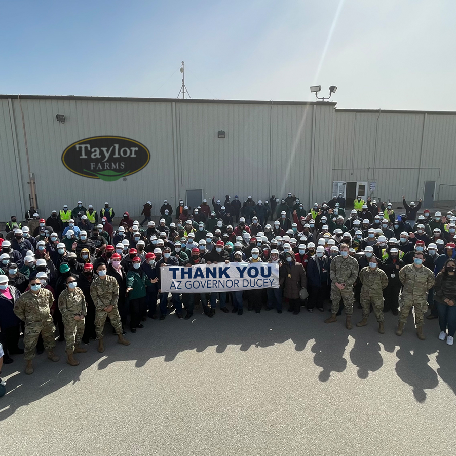 Taylor Farms and Yuma County Health Partner with National Guard to Vaccinate Employees