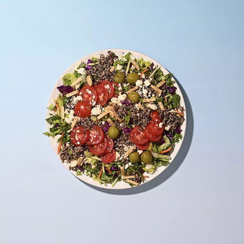 Organic Mediterranean Crunch Grain Bowl Featured Image