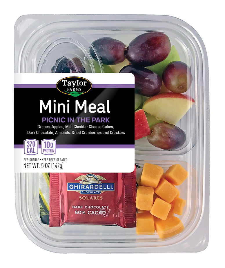 Mini Meal 5oz from Taylor Farms featuring fresh ingredients, perfect for picnics and outdoor dining.
