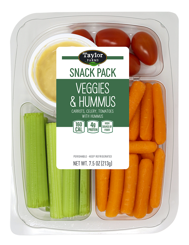 Veggies & Hummus Snack Pack Taylor Farms