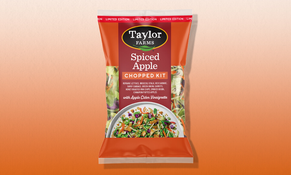 Spiced Apple Chopped Salad Kit with fresh ingredients and vibrant colors for a healthy meal option.