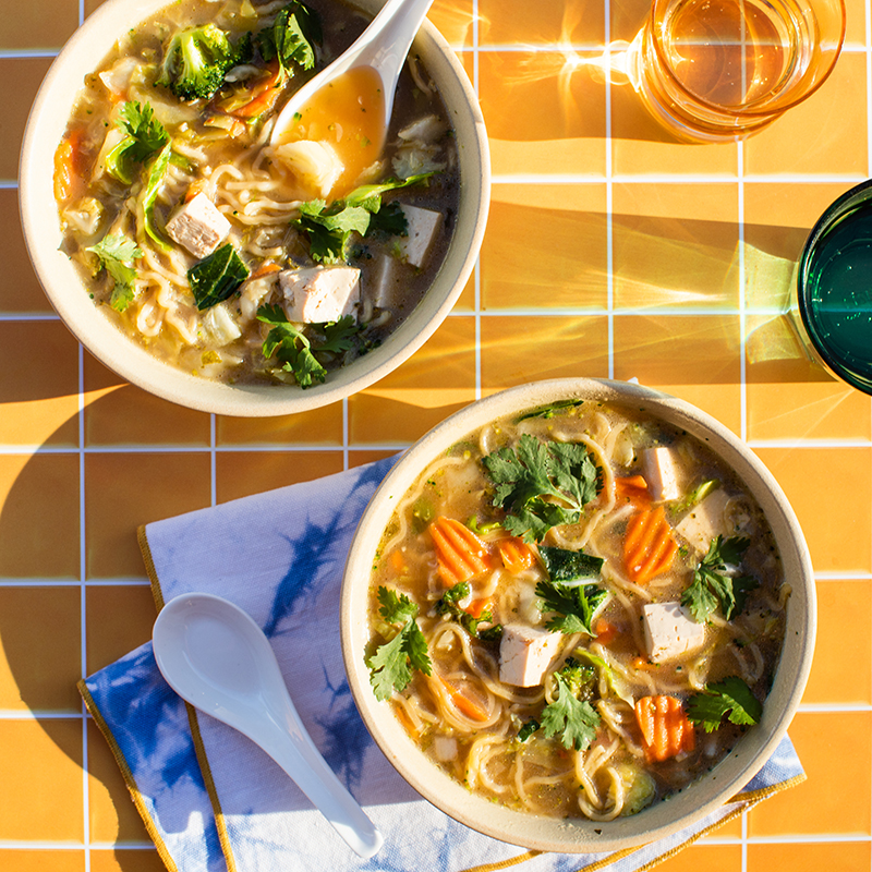 Miso Ginger Broth Bowls