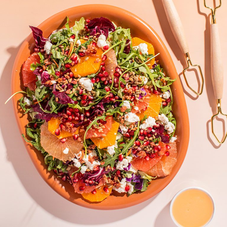 Fresh Sunflower Crunch Salad Kit featuring vibrant greens, sunflower seeds, and a colorful assortment of vegetables.