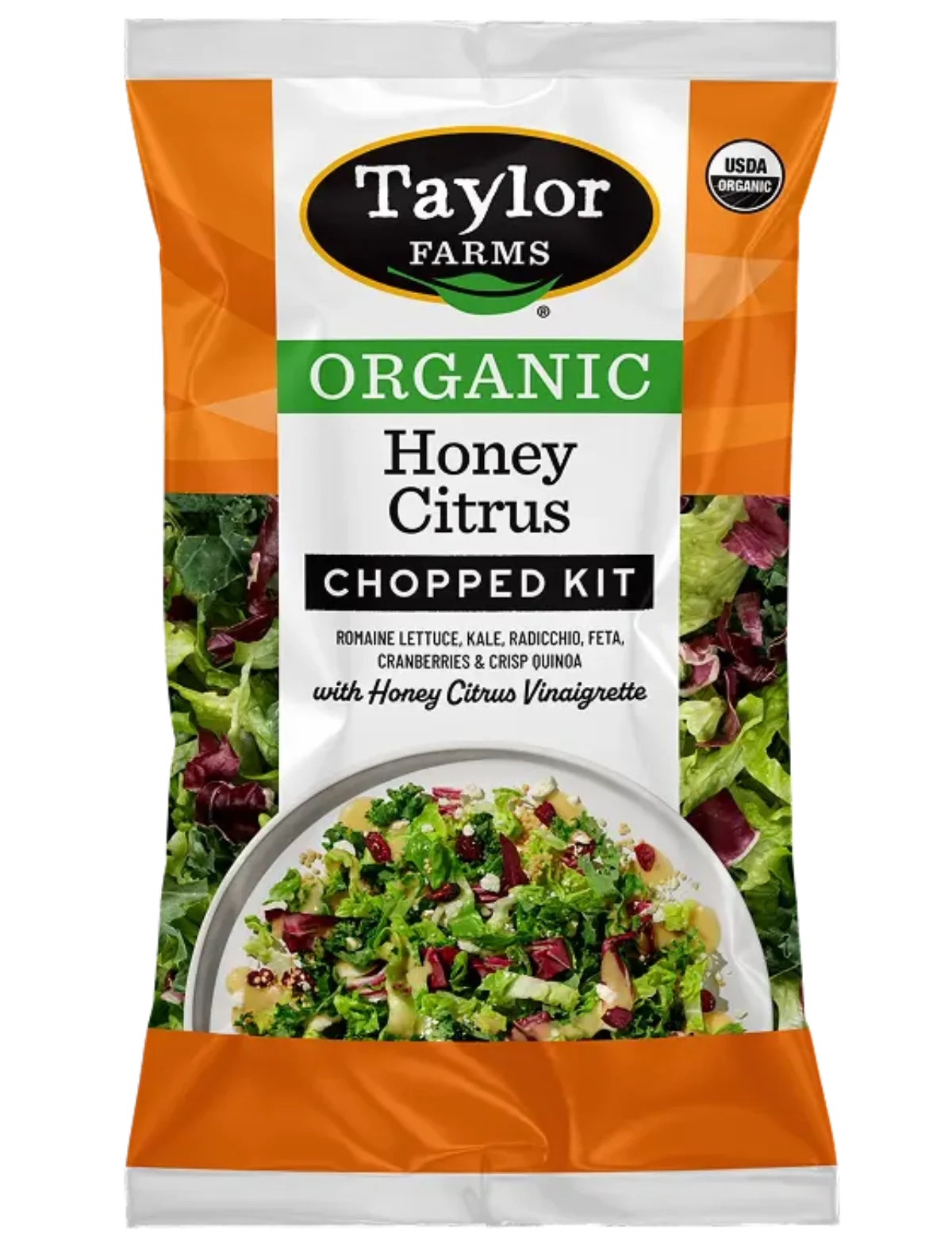 Organic Honey Citrus Chopped Salad Kit - Taylor Farms, image size:1200x1564
