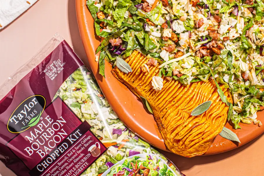 Roasted-Hasselback-Butternut-Squash-Maple-Salad