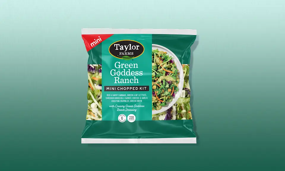 Green Goddess Ranch Mini Chopped Salad Kit - Taylor Farms