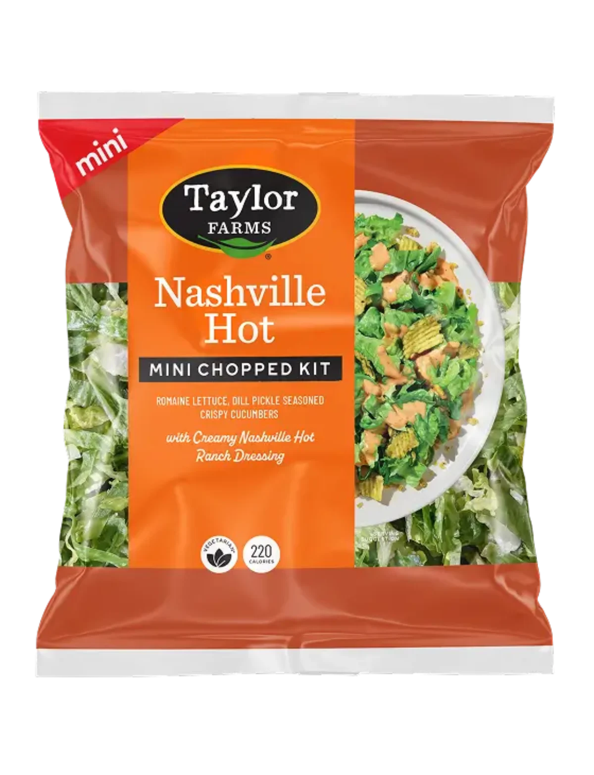 Nashville Hot Mini Chopped Salad Kit - Taylor Farms