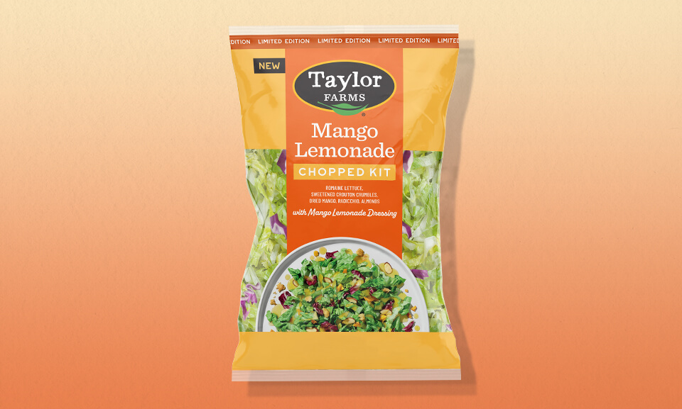 Mango Lemonade Chopped Salad Kit with vibrant colors and fresh ingredients for a refreshing meal option.