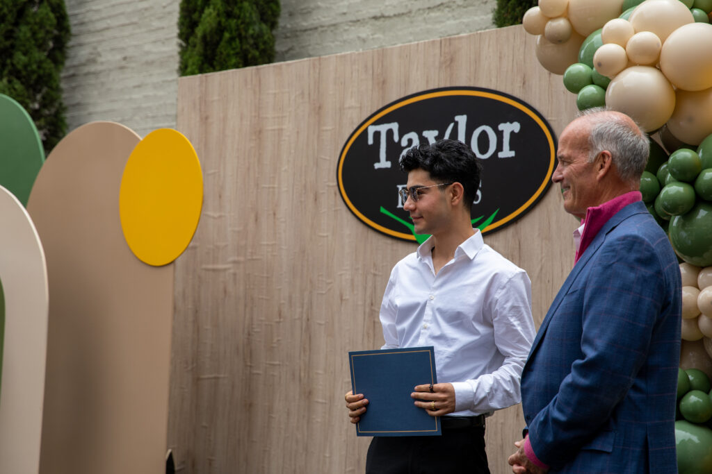 Taylor Farms Scholarship recipient