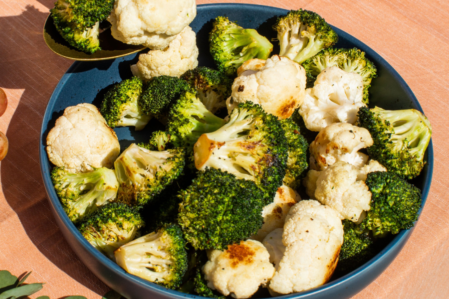 Roasted Broccoli & Cauliflower