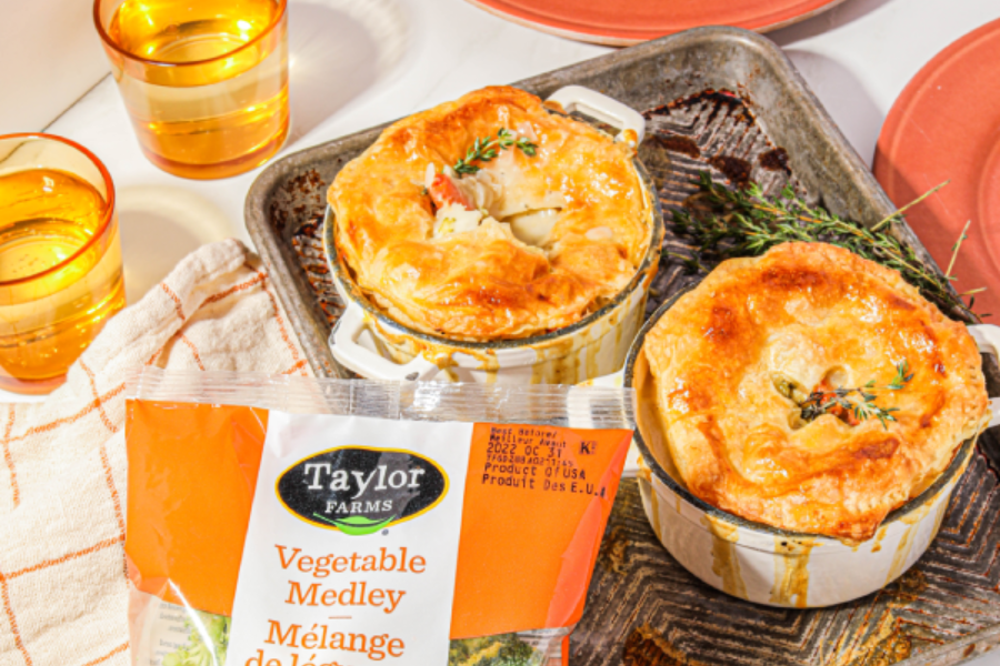 Single-Serve Vegetarian Pot Pies