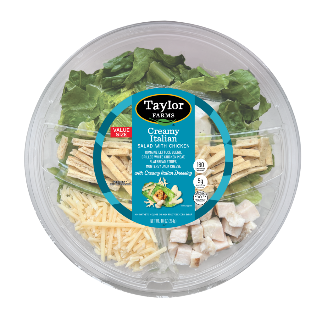 Creamy Italian Salad Bowl Value Size Taylor Farms