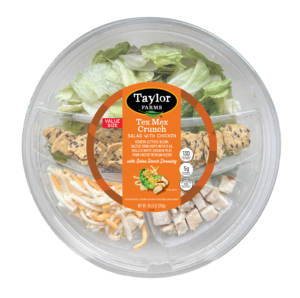 Tex-Mex Crunch salad blend featuring fresh vegetables, crunchy toppings, and zesty dressing for a flavorful meal.