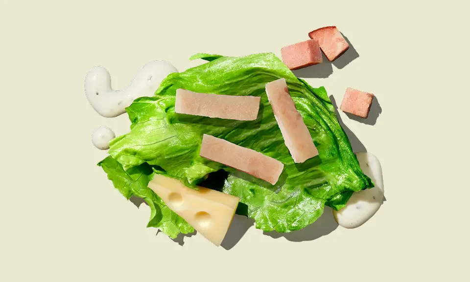 TF RTE Bowl – Chef Salad with Turkey and Ham