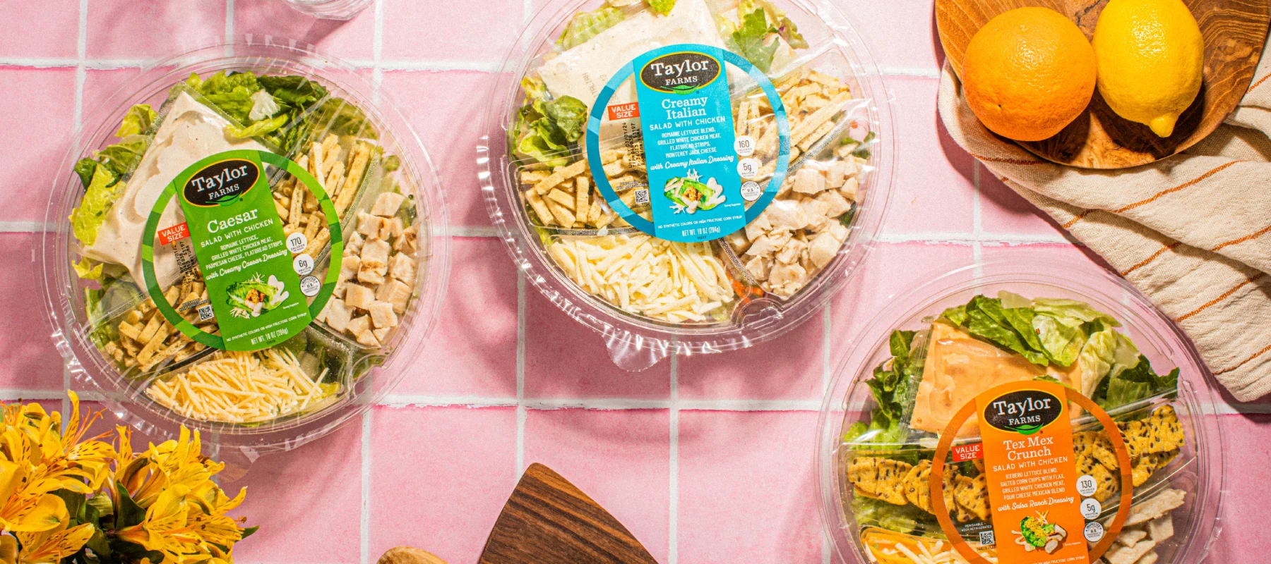 BIG BOWLS, BIG FLAVOR MEET OUR NEW VALUE-SIZED SALAD BOWLS