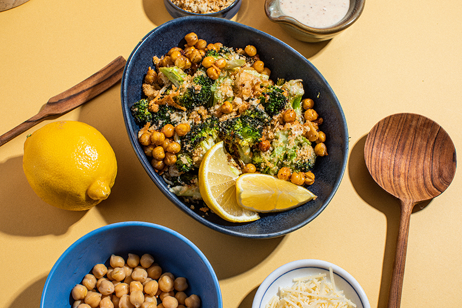 Taylor Farms Broccoli Caesar with Crispy Chickpeas