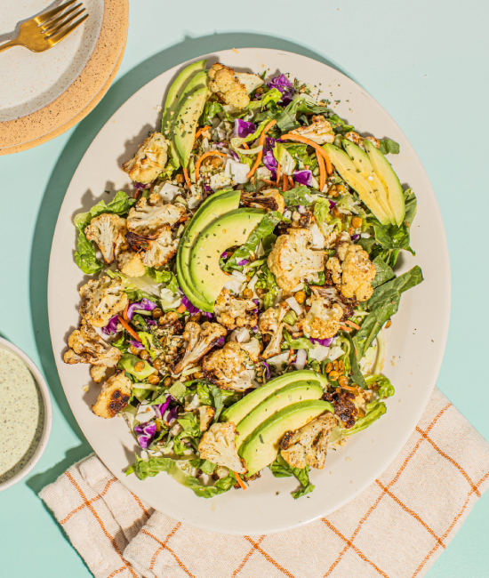 Taylor Farms Roasted Cauliflower Green Goddess Salad featured image